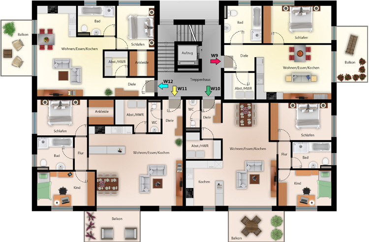 Grundriss 2-Obergeschoss